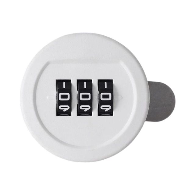 서랍잠금 비밀번호 자물쇠 (30mm 화이트)