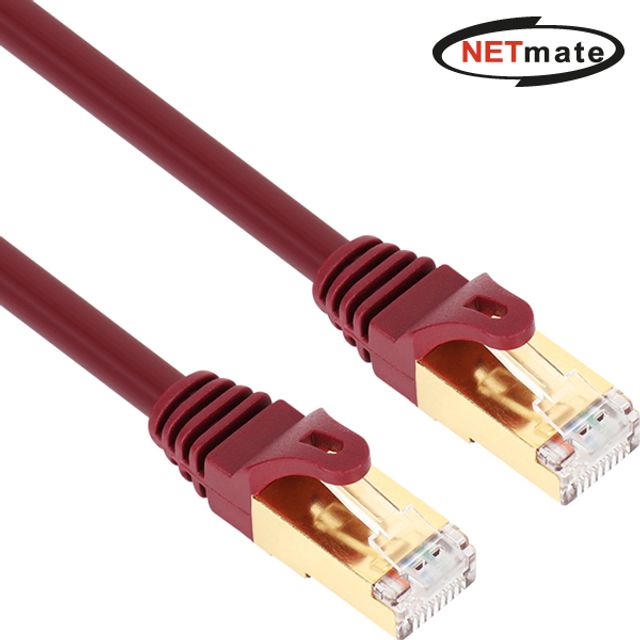 NETmate CAT.7 SSTP 랜선 50cm - 초단거리 고속 네트워크 연결