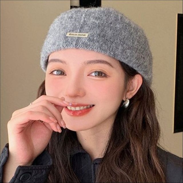 빵모자 7색 따뜻한 화가모자 여자 베레모 겨울 모직