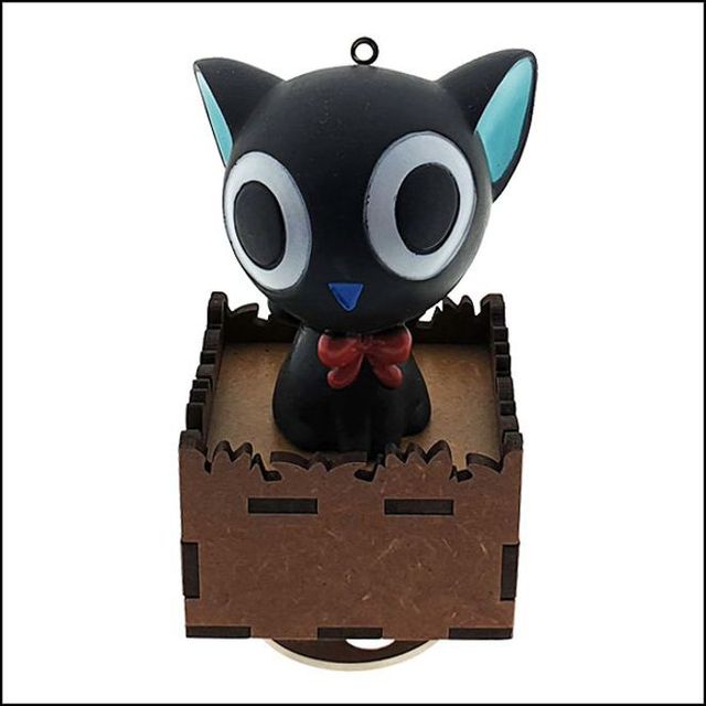 핸드메이드 회전 오르골 검은 고양이 4곡 중 선택 1