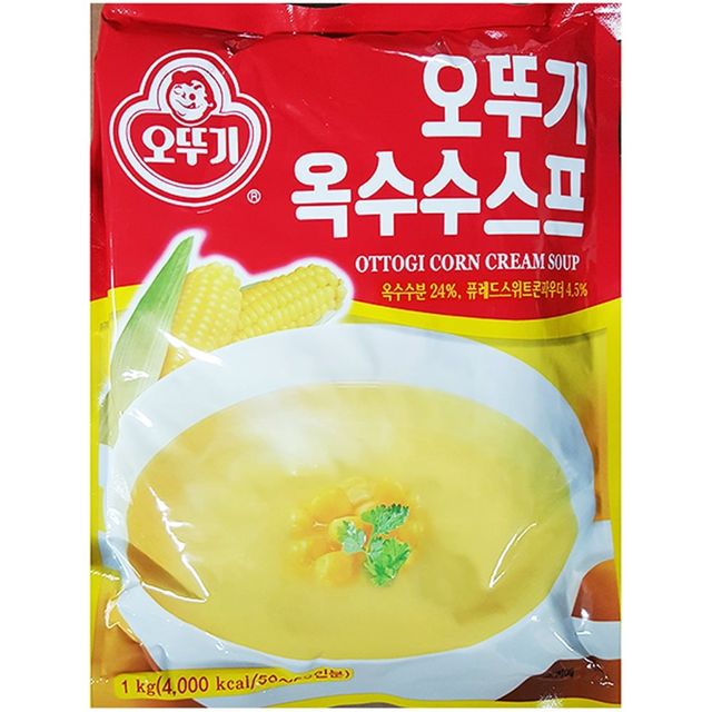 오뚜기 옥수수스프 1K X10팩 HMR 간편식품 옥수수맛 스프