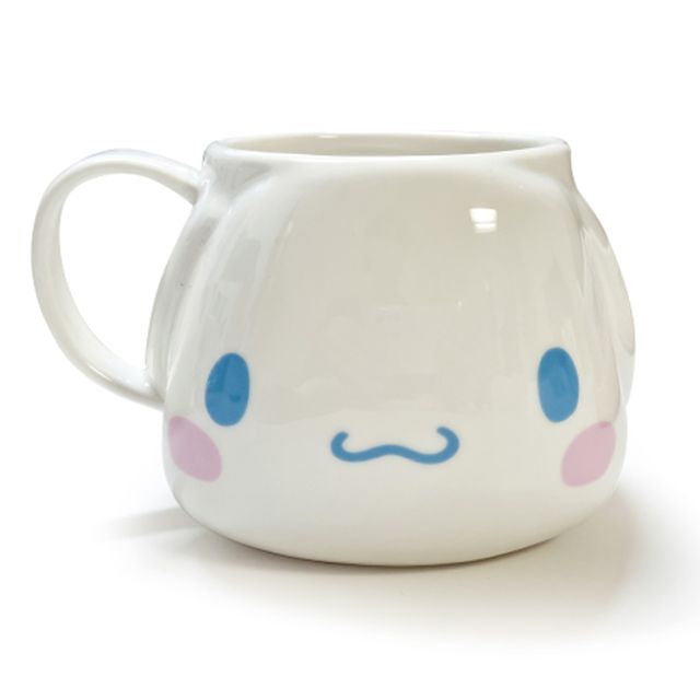 시나모롤 도기 머그컵 입체 디자인 예쁜 머그 390ml