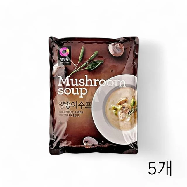 대상 양송이스프 1Kg X 5개 업소용분말 버섯스프