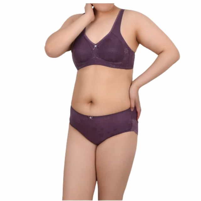 노와이어 런닝형 B컵 속옷 노와이어세트 여성빅사이즈