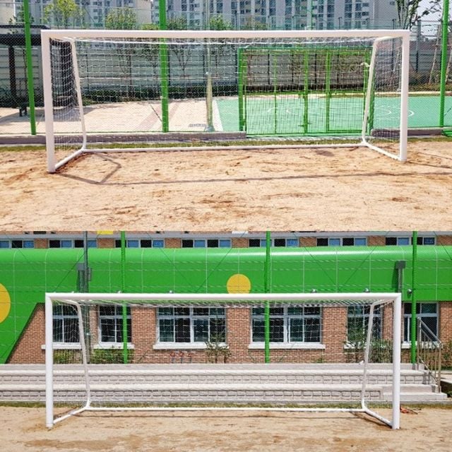 2개 학교 골대 축구 스카로 운동장 탄소강
