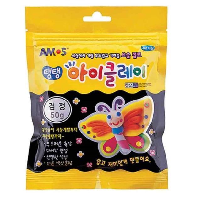 아이클레이 50g 검정 점토공예 클레이부자재 미니어쳐점토 클레이만들기