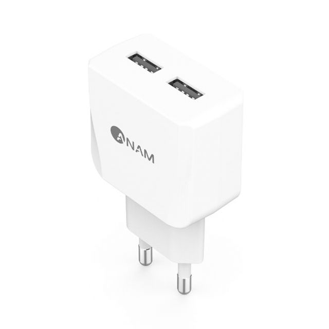 2포트 USB 케이블 2.1A 아남 충전기 미포함