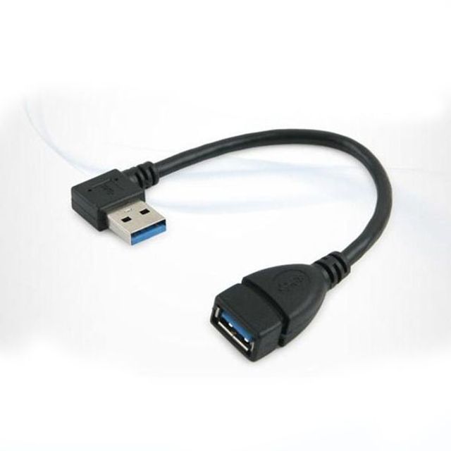 USB 3.0 연장 젠더 M/F 변환 충전 데이터 케이블 18cm