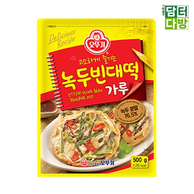 오뚜기 녹두빈대떡가루 500g X 3개