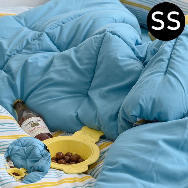 가벼운이불 사계절이불 나나 소프트마이크로 차렵이불 슈퍼싱글 SS 피콕