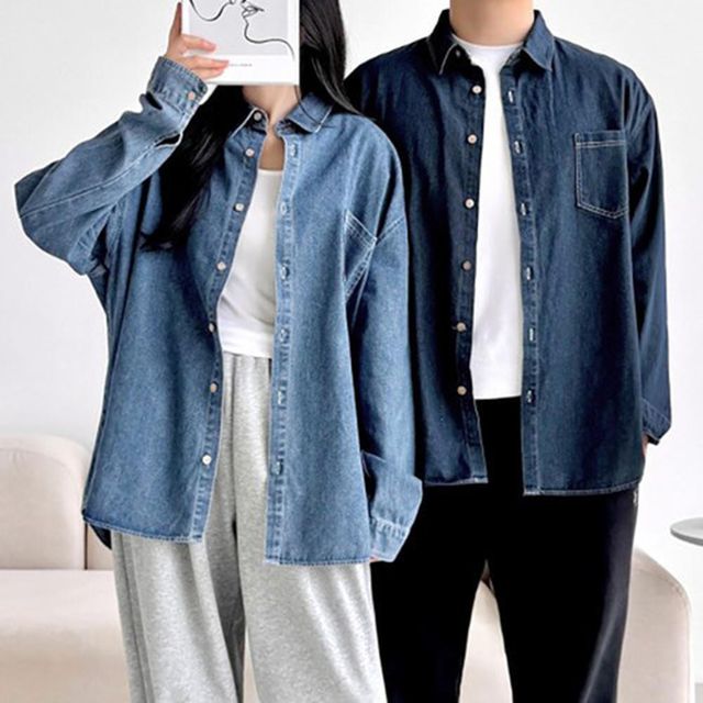 남자 빅사이즈 무지 단가라 정장남방 정장 체크셔츠