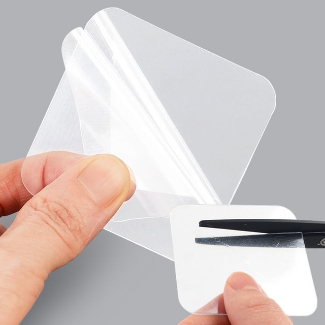 사각 투명 양면 접착 패드 5.8 x 5.8cm 스티커 부착