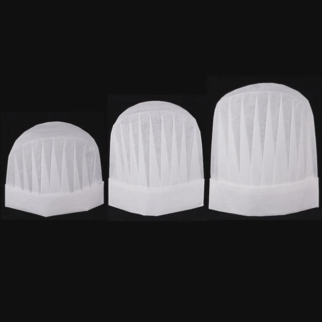 일회용 주방 위생모 조리사 요리사 모자 25P