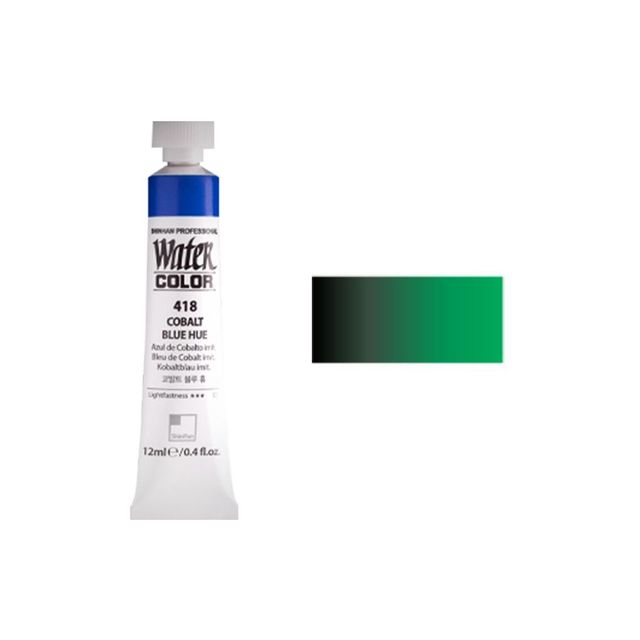 오피스용품 문구 수채화물감 NO.410 비리디안 12mL