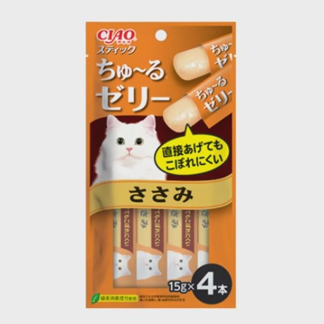 고양이 츄르 스틱 닭가슴살 4개입 반려묘 간식 1팩