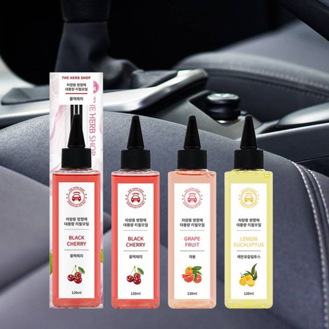 TBZ HJ 더허브샵 120ml 차량용 리필오일 120ml