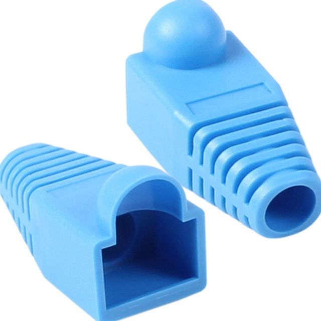 RJ-45 통부트 100개 랜커플러 단자대커버 커넥터커버 보호캡 단자커버