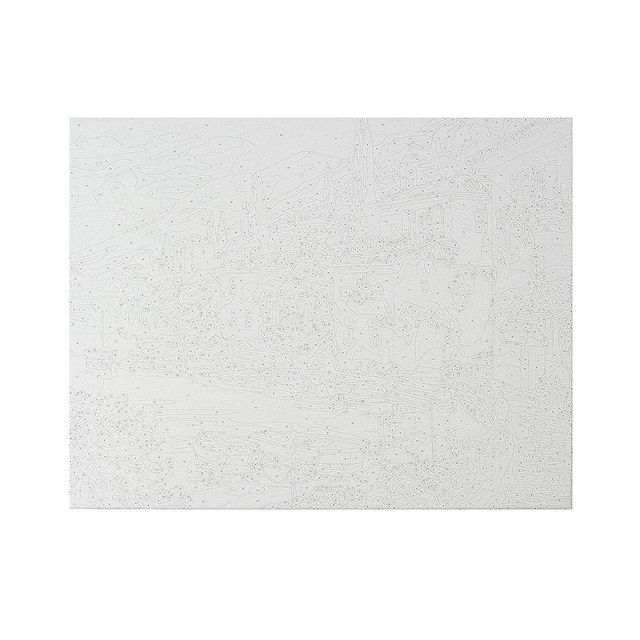 TBZ DIY 호숫가의 집 명화 그림그리기 세트 diy명화그리기