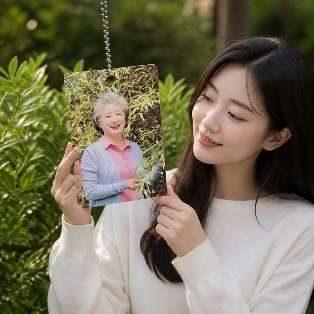 추모 사진 액자 수목장 봉안당 묘비 꾸미기 장식