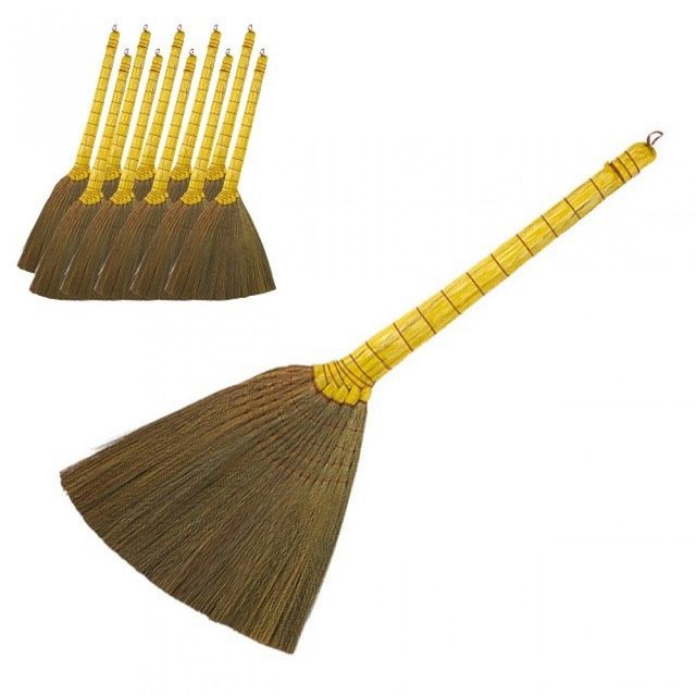갈대 재질 바닥 청소용 가벼운 빗자루
