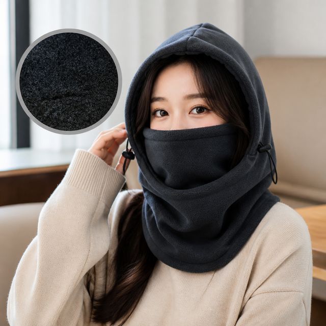 유아동 후드넥워머 방한용 모자 스카프 겨울 넥게이터