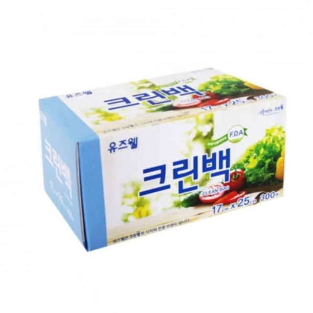 크린백 17x25x300매 위생롤백가정용 주방위생백 위생롤백