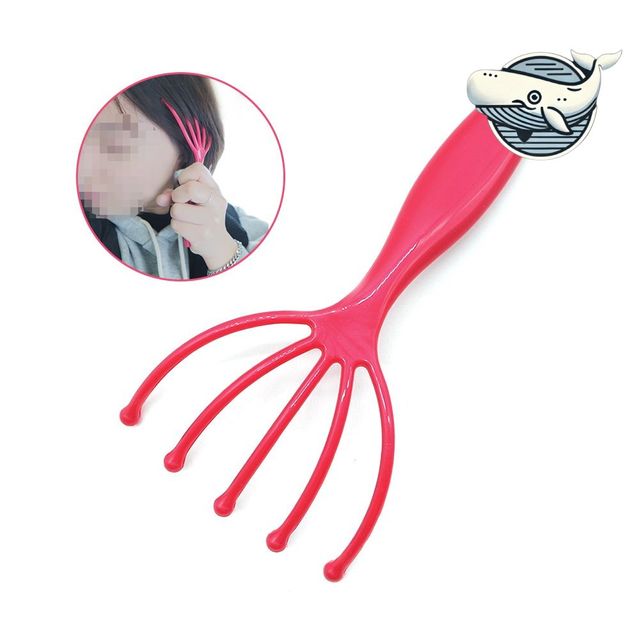 간편한 두피 마사지기 셀프 헤어 마사지