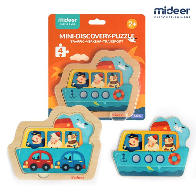 (MIDEER) 미니퍼즐 배 4PCS