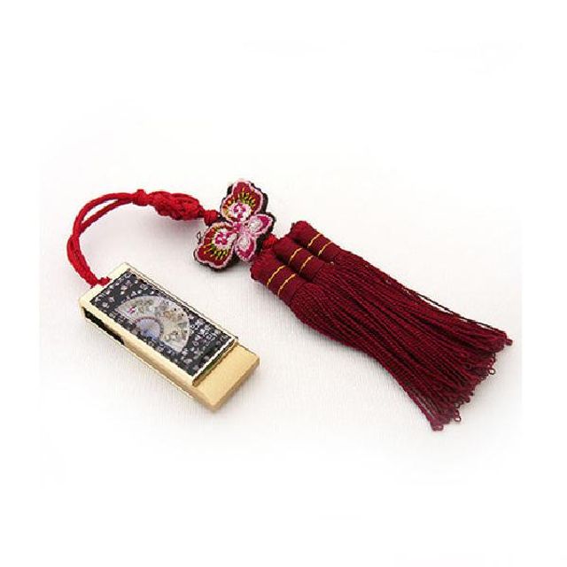 (SM)한국전통자개USB-훈민부채