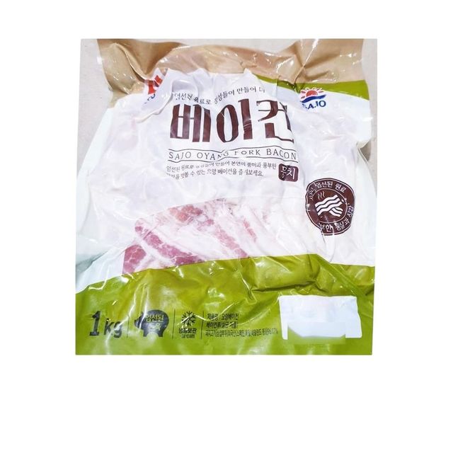 뭉치 1kg 베이컨 1개 사조오양 식자재 식재료 식당 음