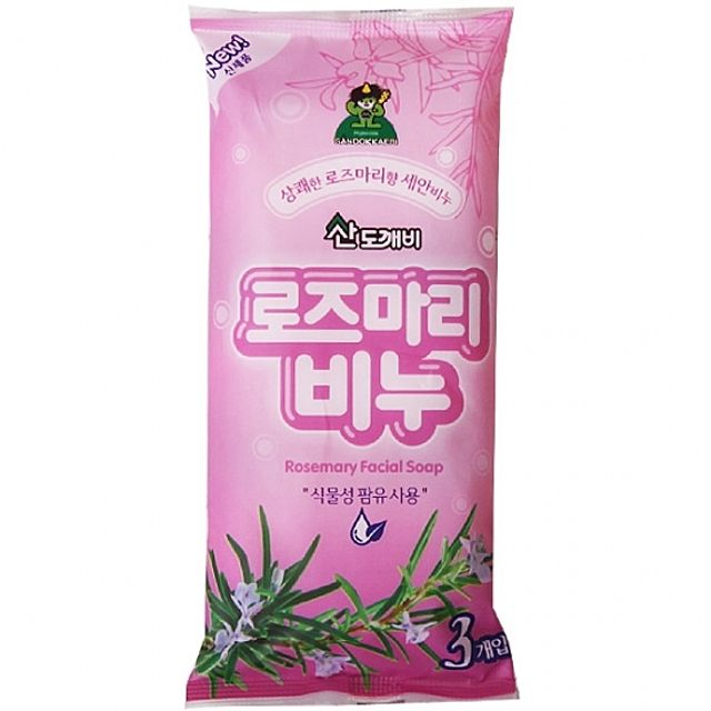 산도깨비로즈 마리비누_3개입_화장비누