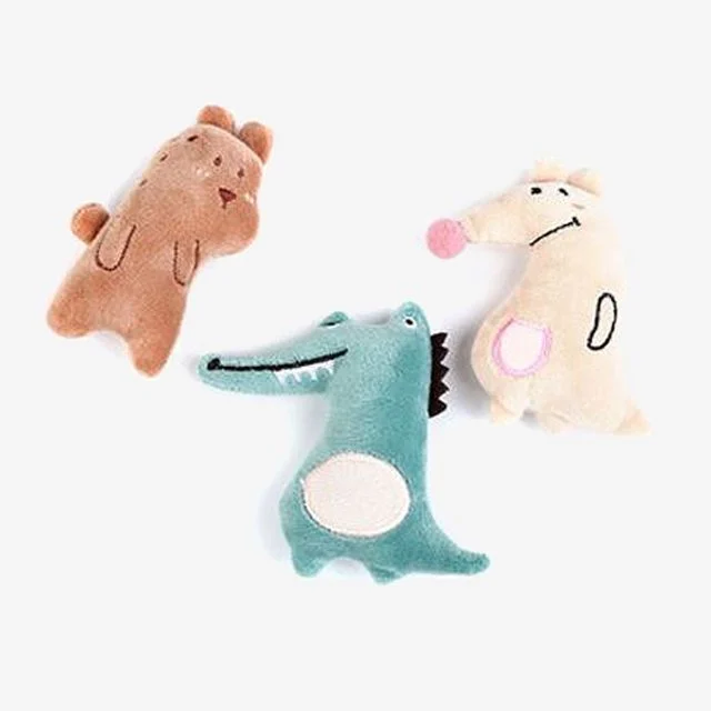 OH 반려동물 이갈이 아기동물인형 - 치아 발달 지원 장난감