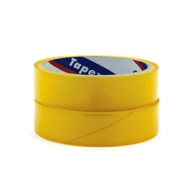테이팩스OPP테이프 50EA 투명 24x25Mx2EA (러버) (1BOX/50EA낱개100개)