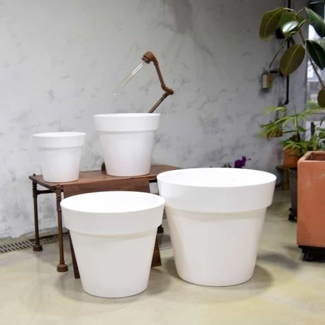 기본형 화분 50x43 이쁜화분 가을꽃화분 프라스틱화분