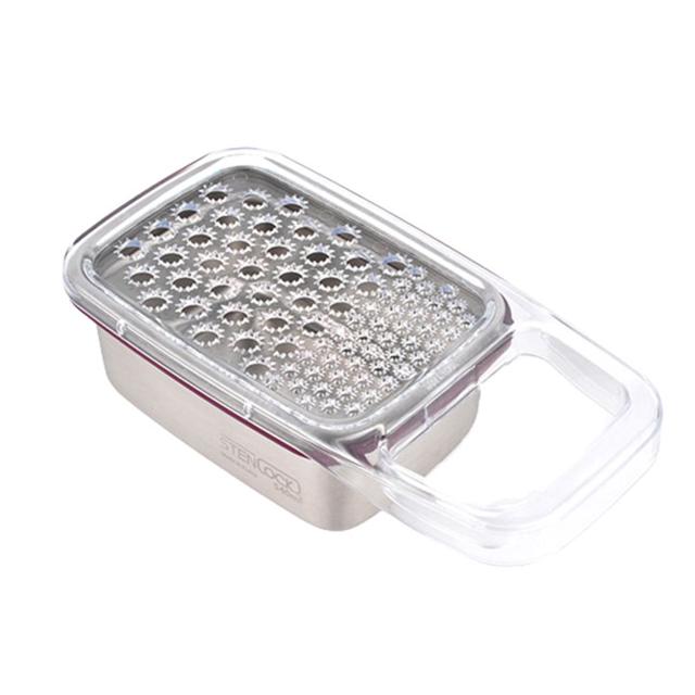 스텐락 손잡이 이유식 강판 540ml - 야채 다지기 용기