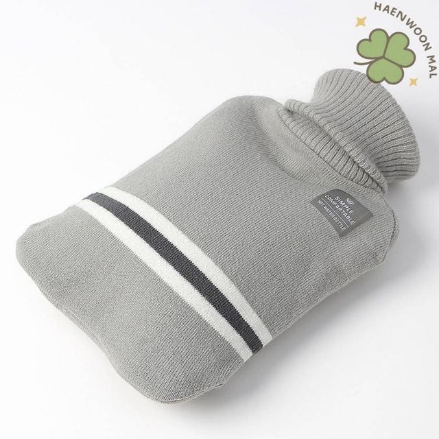 보온 물주머니 800ml 그레이 보온물주머니 온수팩 찜질물주머니