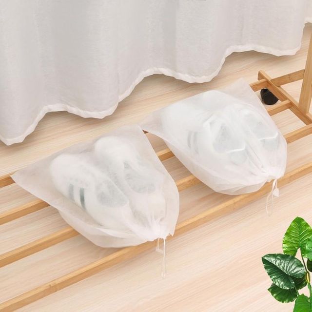 부직포신발주머니 장묶음 휴대용 여행용 파우치 보관 파우치 주머니 운동화 여행용 신발