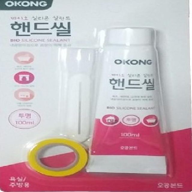 오공 곰팡이방지 바이오 실리콘 실란트 핸드씰 100ml - 항균 실리콘