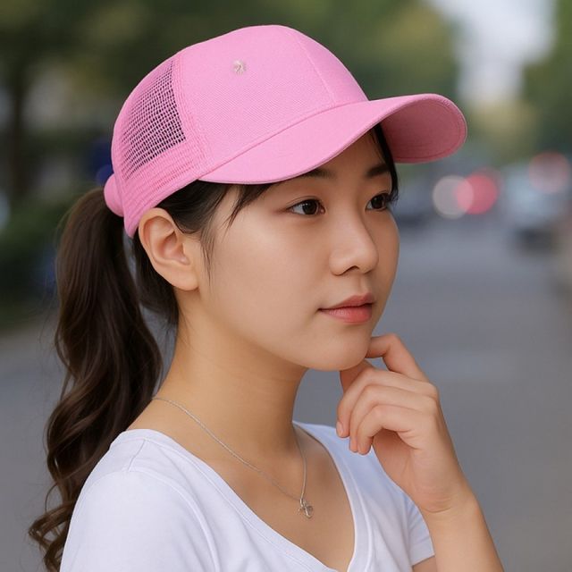 메쉬 캡모자 여자 자외선차단 여름 볼캡