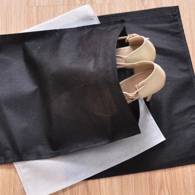 휴대용 신발 수납 부직포 파우치 실내화 보관 주머니