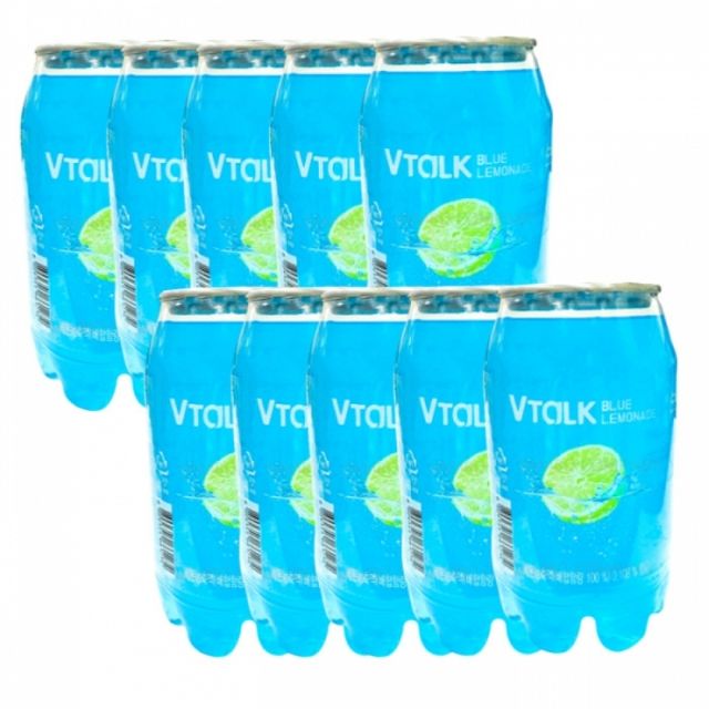 브이톡 블루 레몬에이드 블루레몬 탄산음료 10개 350ml