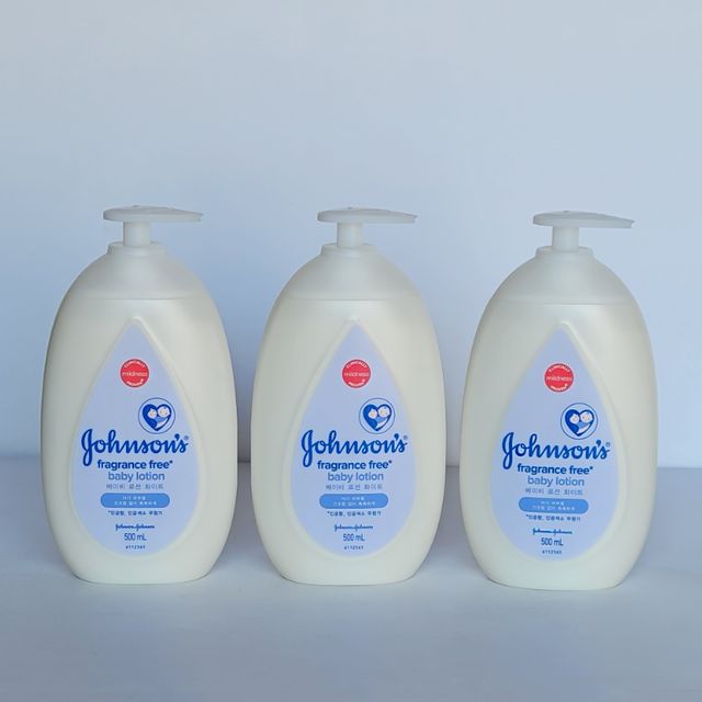 존슨 화이트로션 500ml 3개