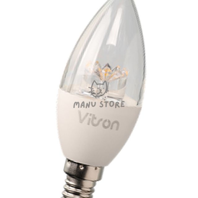 인테리어조명 업소용인테리어조명 촛대구 LED 5W E14 3K 투명 전구 KS