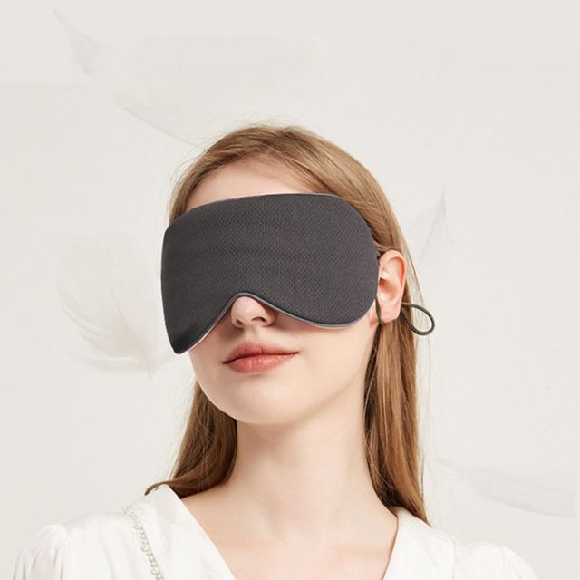 눈보호대 고급 눈 보호 가리개 암막 수면 안대 아이 워머 grey