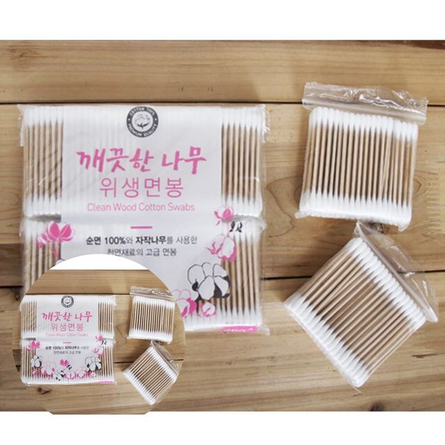 나무면봉 400p 미용면봉 위생용품