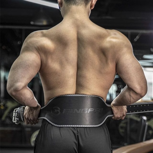 고강도 운동용 헬스 가죽 허리띠 무게 지지 완벽 서포트