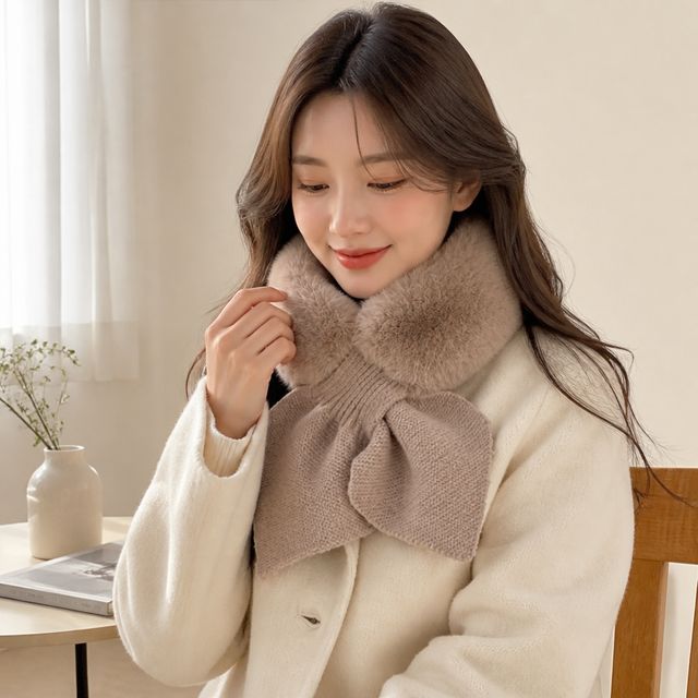 캐릭터 넥워머 쁘띠 목도리 귀도리 겨울 외출 방한용품