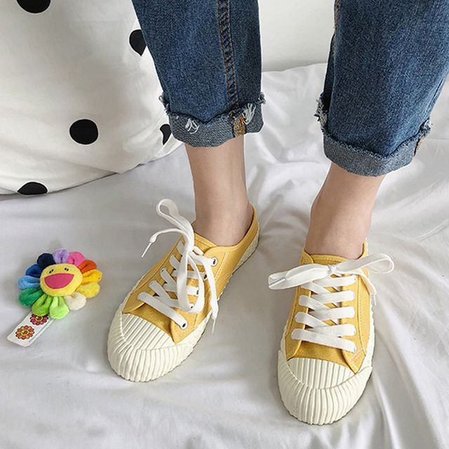 데일리 회사원 캐주얼 뮬 운동화 스니커즈 단화 슈즈