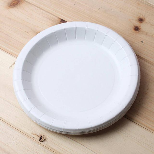 TBZ 다회용 종이접시 17cm 8p 일회용접시 반찬용기 다용도