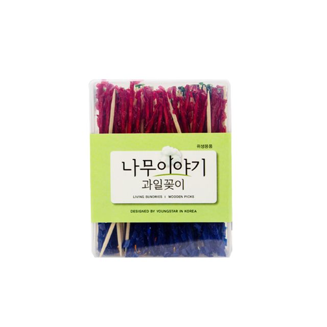 BTM 나무이야기 과일꽂이 160개입